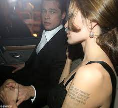 It was applied using steel rods mounted with a surgical. Angelina Jolie S Geocaching Tattoo Department Of Everyday Visualingual