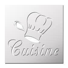 Pochoir Cuisine Pochoir Motifs De Broderie Mecanique Stickers Repositionnables