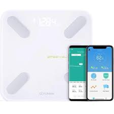 Upload data to your smart phone or other Xiaomi Yunmai X M1825 Mini2 Smart Scale White Home And Kitchen Health Bathroom Scales