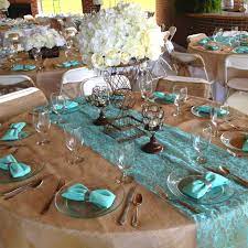 Tiffany Burlap Brown Wedding Reception Country Wedding Burlap Wedding Brown Wedding