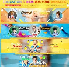40 Youtube Banner Template Psd For Channel Art Texty Cafe Youtube Banners Youtube Banner Design Kids Banner