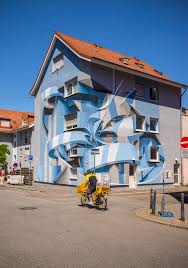Optical illusion 3d wall painting | wall art painting decoration | interior design Mind Bending Optical Illusion Murals Turn Buildings Into 3d Abstractions