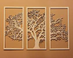 Tree Of Life 3d 3 Panel Wall Art Design By Skyline Workshop Metal Tree Wall Art Beautiful Living Rooms Decor Metal Tree