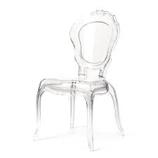 French Bella Ghost Transparent Chair Inspired By A Classic French Design This Modern Perspex Chair Truly Is A One Of A Kind Decor Item That Will Set Your Inte