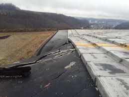 Due to ongoing legal proceedings regarding the runway 5 slope failure at the yeager airport, we will not and cannot discuss the design, construction or any opinions regarding the causes of the slope failure. Reinforced Fill Failure Causes Yeager Airport To Close And Homes To Evacuate Geoengineer Org