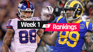 Our qb rankings are mobile friendly, sortable and always up to date. Week 1 Fantasy Football Tight End Rankings Sporting News