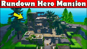 Diviértete con este vídeo de fortnite y mira todos los vídeos nuevos y antiguos de tus gamers de fortnite preferidos aquí, ¡en minijuegos! Land At Rundown Hero Mansion And Abandoned Villain Hideout Fortnite Season X Blockbuster Challenges Youtube