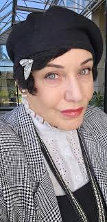 All white outfits with orange accessories?