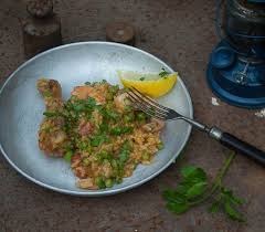 Dutch Oven Paella Meisenfutterung Paella Rezept Schmortopf Paella