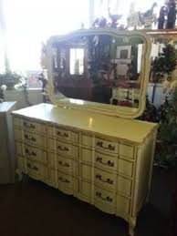 That feeling of history and connection with the latter can turn out to be comforting, which helps to rest and sleep. French Provincial Bedroom Set Dresser W Mirror Highboy Vanity Dbl Bed Nightstand In Wickliffe Oh Wickliffe Flower Barn