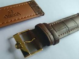 Omega seamaster planet ocean straps & bracelets. 18mm Vintage Brown Omega Watch Band Bracelet Strap Watch Gold Etsy