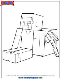 School's out for summer, so keep kids of all ages busy with summer coloring sheets. Minecraft Coloring Pages Steve Coloring Home