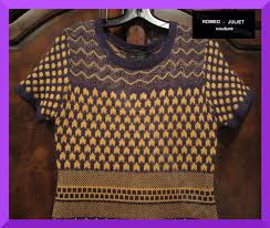 Romeo Juliet Couture Mustard Navy Geometric Sleeve Sweater Short Casual Dress Size 10 M