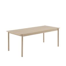 The Linear Wood Table Brings A Simple And Elegant Perspective To Wooden Furniture Through Its Modern Form Wood Table Minimalist Tables Modern Outdoor Furniture