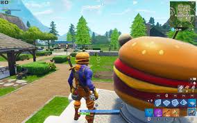 How to link fortnite to xbox one. The Durr Burger Food Truck Is Looking At The Durr Burger Head In Pleasant Fortnitebr