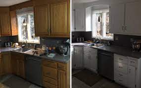 Repainting kitchen cabinets is your opportunity to make the old look new again while you have fun displaying your own unique personality and style in the color(s) and design. Kitchen Cabinet Painting And Refinishing In Connecticut Project Photos Southington Painting