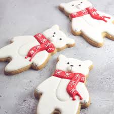 489 Haresvaniya 11 Komentara C Joli Biscuit Joli Biscuit V Instagram Polar Bear Les Derniers Colis Bear Cookies Xmas Cookies Sugar Cookies