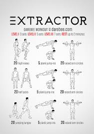 Extractor Workout 100 Workout Lean Workout Workout