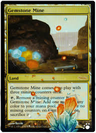 Foil Gemstone Mine Magic Cards Magic The Gathering Cards Magic The Gathering