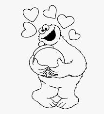 Thousands pictures for downloading and printing! Cookie Monster Coloring Page Cookie Monster Colouring Pages Hd Png Download Transparent Png Image Pngitem