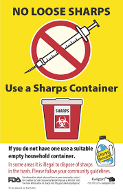 The sharps regulations), to the extent that they are relevant to the employee's work. Free Printable Visual Learning Guides For Safe Sharps Disposal Visual Learning Health Literacy Informative