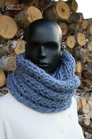 The cables look the same at the front and back sides. Infinity Scarf Pattern Faux Cable Infinity Scarf Knit Pattern