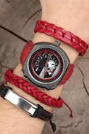 Size Std Color Claret Red Style Sport Daily Cordon Type Leather Leather Watches For Men Leather Cord