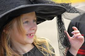 Students at May Whitney parade for Halloween