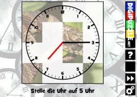 Utc+1 die uhrzeit der bundesrepublik deutschland liegt komplett in der zeitzone mitteleuropäischen. Uhrzeit Lernen Digipuzzle Net