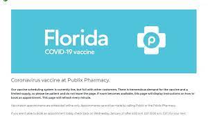 Homebound seniors can request vaccine by emailing homeboundvaccine@em.myflorida.com. Latest Batch Of Publix Covid Vaccines Booked In Florida Wpec