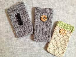 Knitted purse ( candied purse). Quick Knitted Phone Case Patterns Bluprint Craftsy