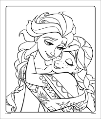 Two beauty coloring page of disney frozen. Anna Elsa Frozen 1 Crayola Com