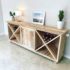The center storage area is great for up to 12 bottles of wine, or if you prefer, remove the wine storage cubes to reveal an adjustable shelf. Deluxe Wine Server Bleached
