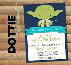 Printable Star Wars Baby Yoda Baby Shower Invitation 5x7 Vertical Jedi Master Jedi The Force Star Wars Baby Shower Baby Shower Printables Star Wars Baby