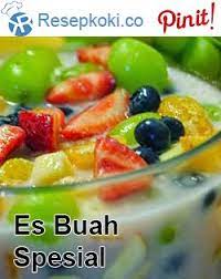 Es Buah Segar Spesial Buah Segar Minuman Sehat Fruit Smoothies