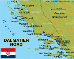 Autobusni kolodvor trogir je vrlo dobro povezan s ostalim gradovima u dalmaciji, ali i šire. Karte Von Dalmatien Nord Region In Kroatien Welt Atlas De