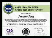 Frank Perez on LinkedIn: Spent a few days becoming Lean Six Sigma ...