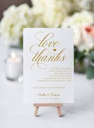 Elegant Thank You Table Card Template Flat Royal Calligraphy 4 X 6 Templett Wedding Thank You Cards Wedding Thank You Wedding Favors