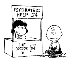 Psychiatric help — 5 cents. it's the same thing with apps, says steven chan, a psychiatrist who works with the american psychiatric association's committee on mental health and it. Lucy Peanuts Psychiatric Help 5 Cents Quotes Quotesgram