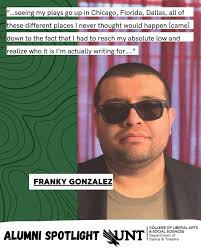 Check out this cool interview I did!! Posted @withregram • @isusotd  Playwright Franky D. Gonzalez was interviewed by the SOTDF Marketing and  Promotions practicum students about their experience writing Escobar's  Hippo! Escobar's