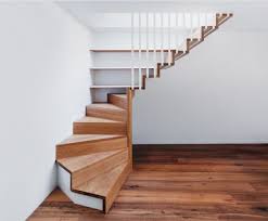 Abstract business background with stair. Modern Interior Staircase Materials Photo