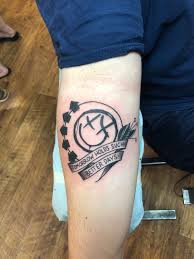 See more ideas about blink 182 tattoo, blink 182, tattoos. First Tattoo Today And Naturally It Had Be Blink Blink182