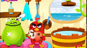 Angry Birds Meet Red Nurse Baby Games For Kids Youtube