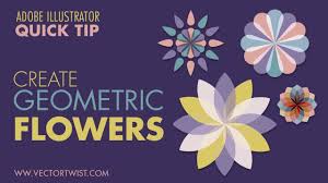 Create a small oval using the ellipse tool (l) and a long vertical rectangle using the rectangle tool (m). Geometric Shapes In Illustrator Stroke Techniques To Create Flower Patterns Easy Youtube