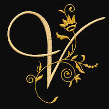 Stylish s letter for whatsapp dp lettersonline.co. Floral Monogram V V Letter Images Alphabet Letters Design Floral Monogram
