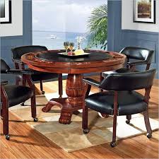 Tournament Black Top Poker Game Table In Cherry Finish Dining Room Furniture Table Wayfair Living Room Chairs
