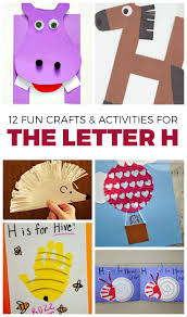 Here's how to draw the letter h. 12 Happy Letter H Crafts Activities Kids Activities Blog