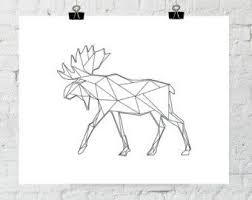 Pin By Comme A La Maison By France On Geometric Animal Image Geometric Art Animal Geometric Art Navy Art Print