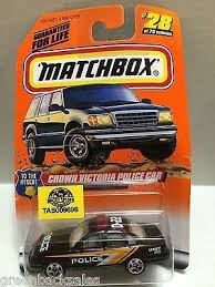 Tas009699 Matchbox Crown Victoria Police Car 28 Of 75 Police Cars Matchbox Ford Van