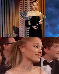 arianagrande has lost all her nominations for Best Supporting Actress in  the main awards that indicate who could win the Oscar. Zoe Saldana has won  in all of them, so she is